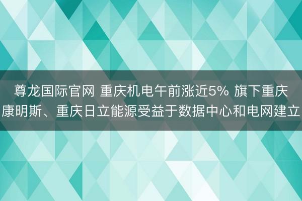 尊龙国际官网 重庆机电午前涨近5% 旗下重庆康明斯、重庆日立能源受益于数据中心和电网建立