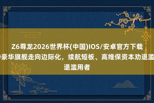 Z6尊龙2026世界杯(中国)IOS/安卓官方下载 DS9豪华旗舰走向边际化,续航短板、高维保资本劝退滥用者