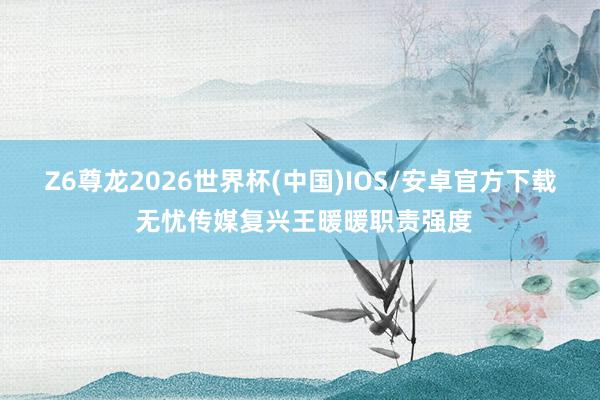 Z6尊龙2026世界杯(中国)IOS/安卓官方下载 无忧传媒复兴王暖暖职责强度