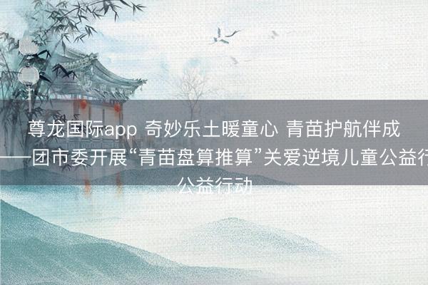 尊龙国际app 奇妙乐土暖童心 青苗护航伴成长——团市委开展“青苗盘算推算”关爱逆境儿童公益行动