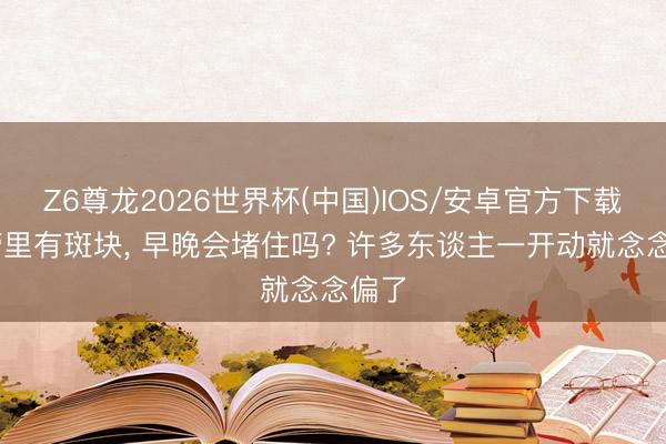 Z6尊龙2026世界杯(中国)IOS/安卓官方下载 血管里有斑块, 早晚会堵住吗? 许多东谈主一开动就念念偏了
