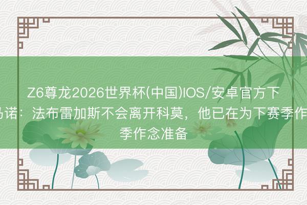 Z6尊龙2026世界杯(中国)IOS/安卓官方下载 罗马诺：法布雷加斯不会离开科莫，他已在为下赛季作念准备
