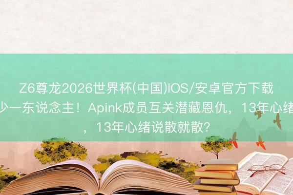 Z6尊龙2026世界杯(中国)IOS/安卓官方下载 婚典同框少一东说念主!Apink成员互关潜藏恩仇,13年心绪说散就散?