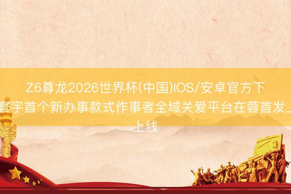 Z6尊龙2026世界杯(中国)IOS/安卓官方下载 寰宇首个新办事款式作事者全域关爱平台在蓉首发上线